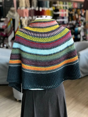 Shop Sample: 14 Color Woolstok Light Shawl