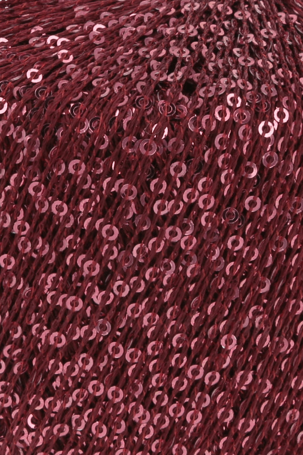 lang yarns paillettes 0062 red/red - Knot Another Hat