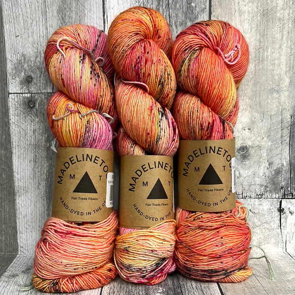 madelinetosh lys day 2024 exclusive color: spring fever tosh merino light - Knot Another Hat