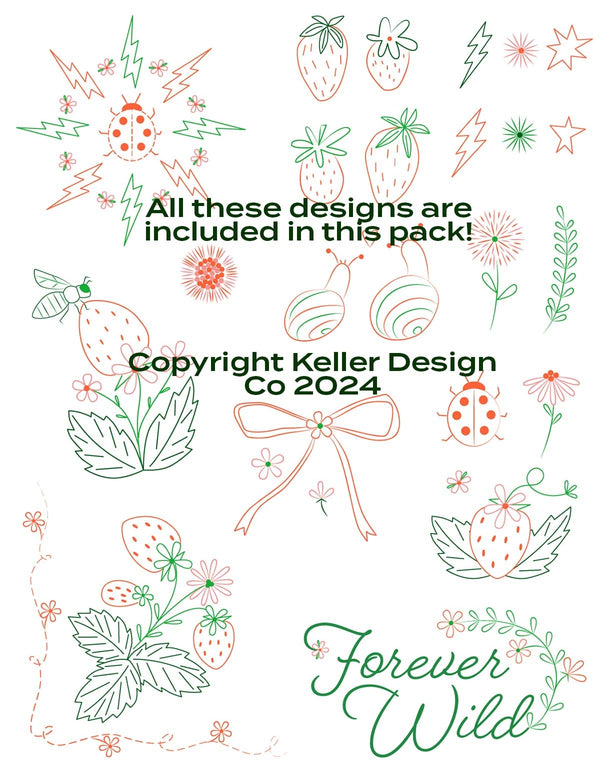 keller designs stick it stitch it water soluble embroidery patterns - Knot Another Hat