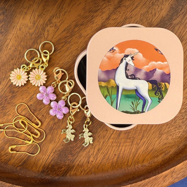 lemonwood stitch marker sets believe! - Knot Another Hat