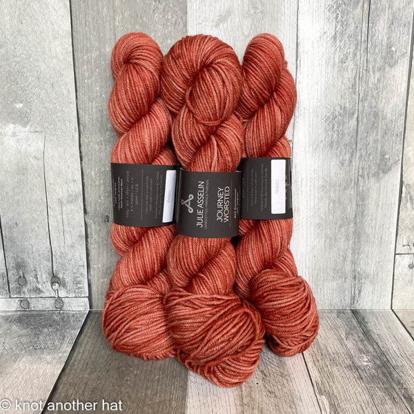 Good Vibes Yarn Tour Julie Asselin Journey Worsted kebec - Knot Another Hat