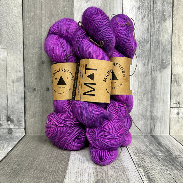 madelinetosh tosh merino light OOAK: electromagic - Knot Another Hat