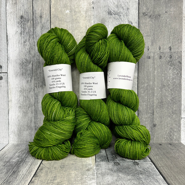 lavendersheep shaniko fingering emerald city - Knot Another Hat