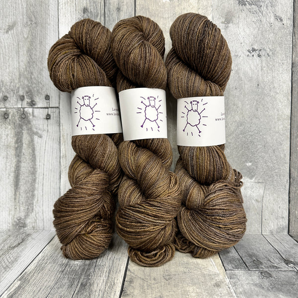 lavendersheep shaniko fingering dark roast - Knot Another Hat