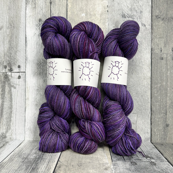 lavendersheep shaniko fingering purple blackberry - Knot Another Hat
