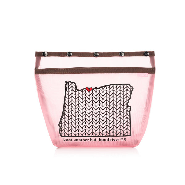 KAH 20th anniversary custom dellaQ oh snap bag - Knot Another Hat