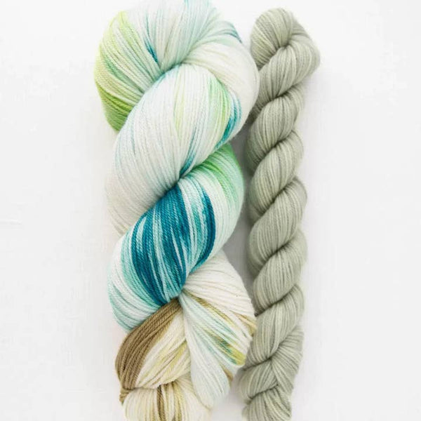 sweet georgia yarns tough love sock kits midnight fern - Knot Another Hat
