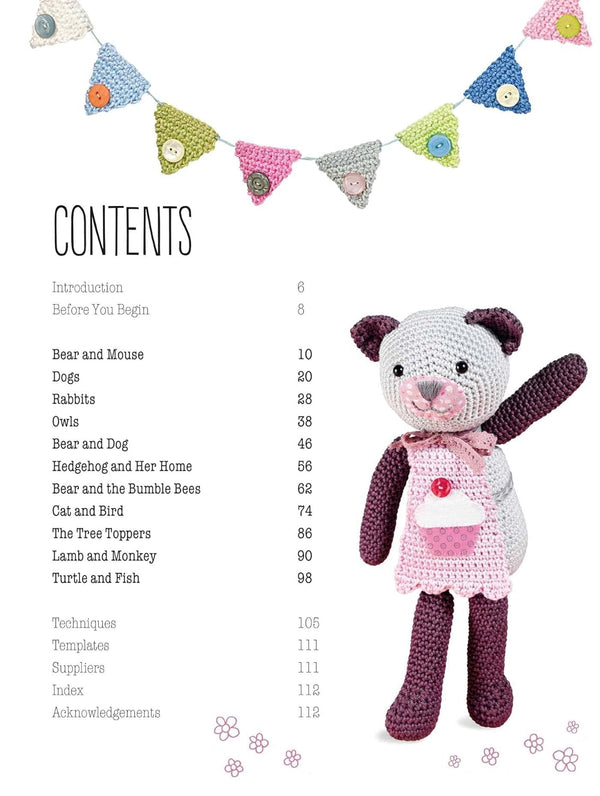 crocheted animal friends  - Knot Another Hat