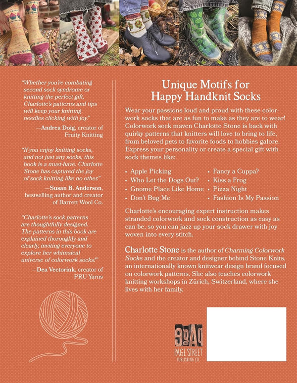 joyful colorwork socks - Knot Another Hat