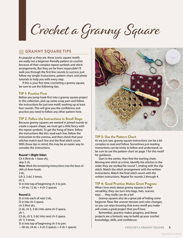 crochet granny square tops, bags and more - Knot Another Hat