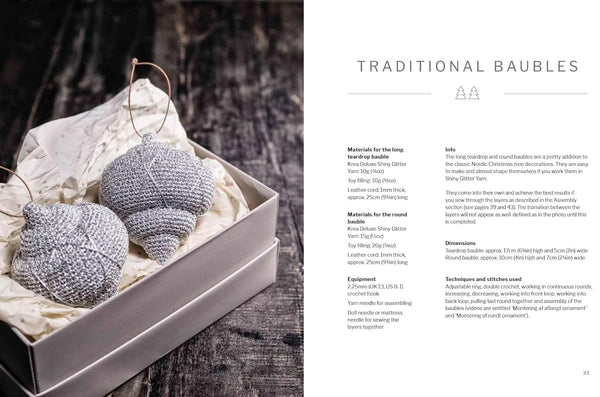 nordic christmas crochet  - Knot Another Hat