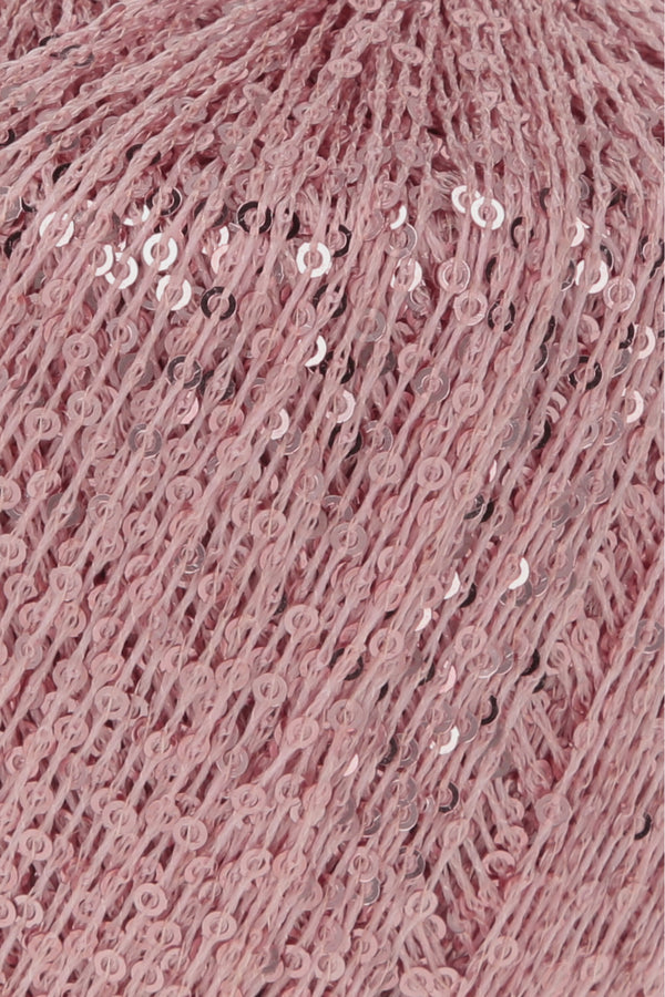 lang yarns paillettes 0009 pink/pink - Knot Another Hat