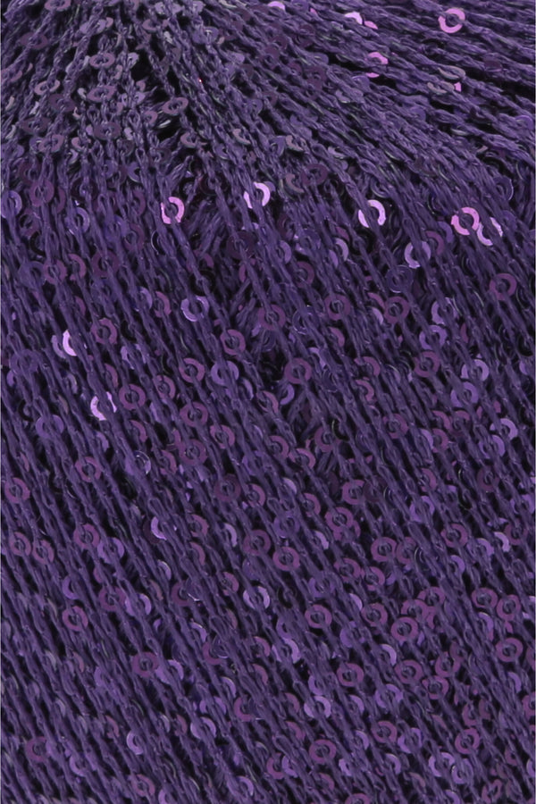 lang yarns paillettes 0047 purple/purple - Knot Another Hat