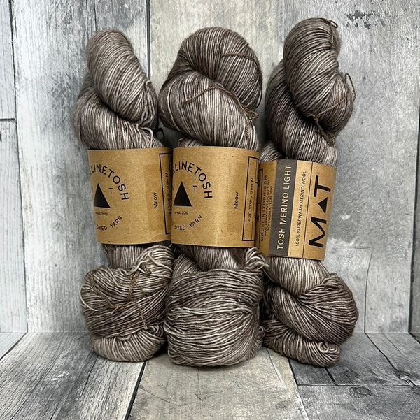 madelinetosh tosh merino light meow - Knot Another Hat