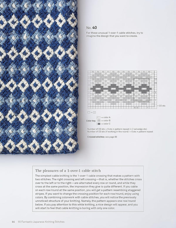 55 fantastic japanese knitting stitches  - Knot Another Hat