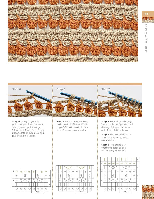 tunisian crochet stitch dictionary - Knot Another Hat