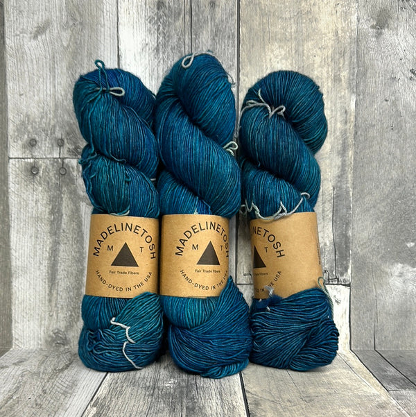 madelinetosh tosh merino light bluesteau - Knot Another Hat