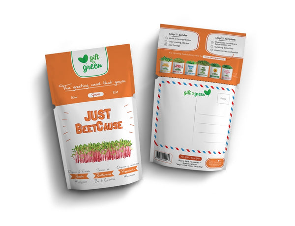 giftagreen greeting card seed pouches - Knot Another Hat
