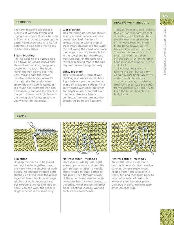 tunisian crochet stitch dictionary - Knot Another Hat
