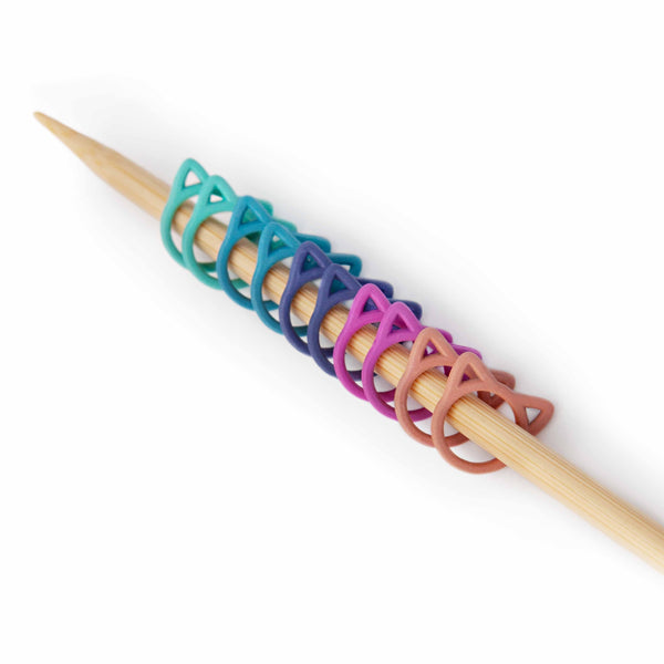 twice sheared solid rainbow cat markers - Knot Another Hat