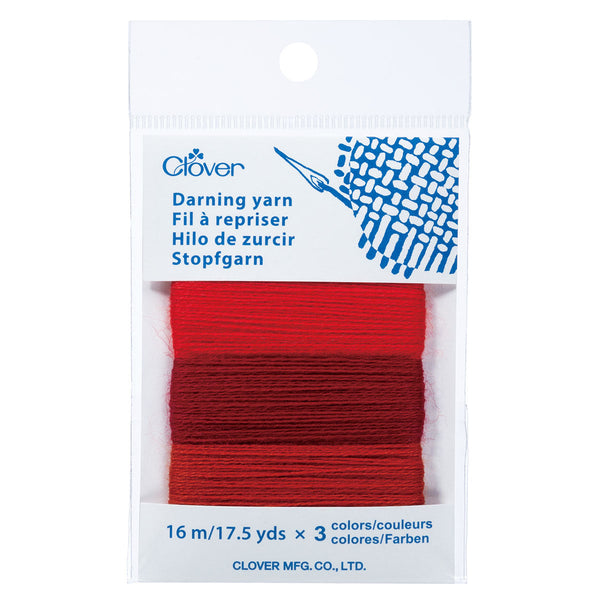 clover darning yarn 7951 red - Knot Another Hat