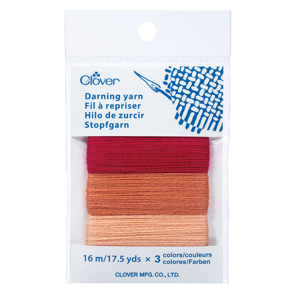 clover darning yarn 7956 pink - Knot Another Hat