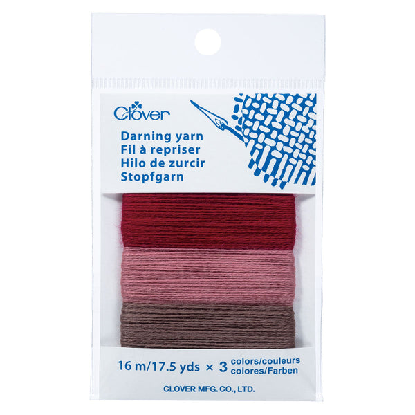 clover darning yarn 7958 rouge - Knot Another Hat