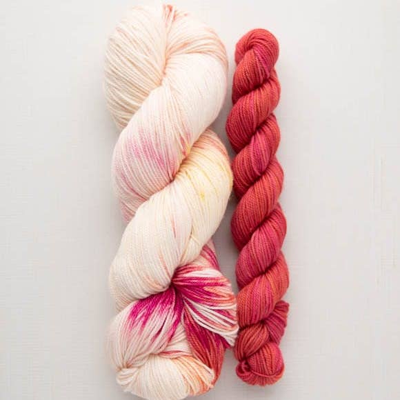 sweet georgia yarns tough love sock kits rose canyon - Knot Another Hat