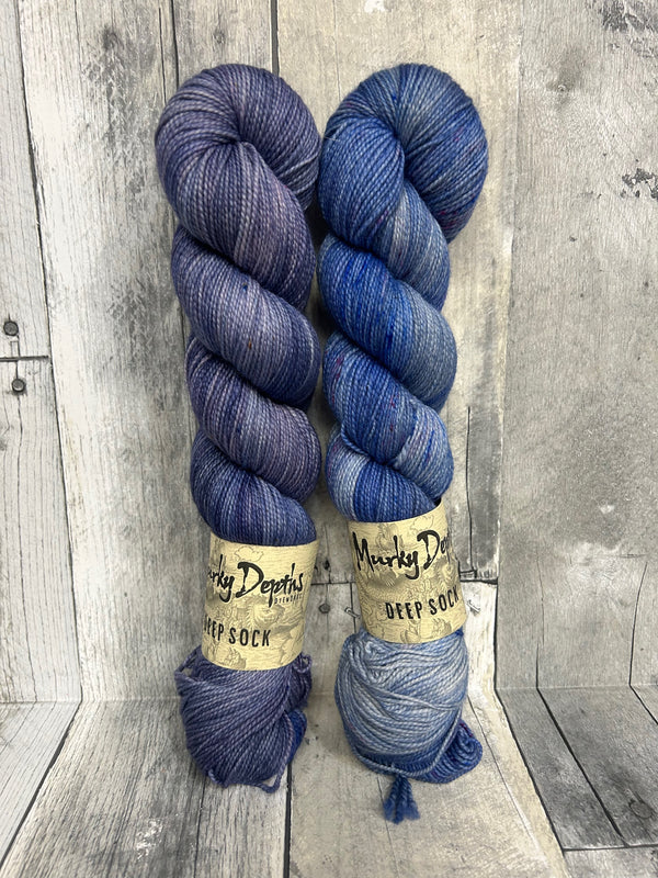 Good Vibes Yarn Tour Murky Depths Dyeworks Deep Sock  - Knot Another Hat