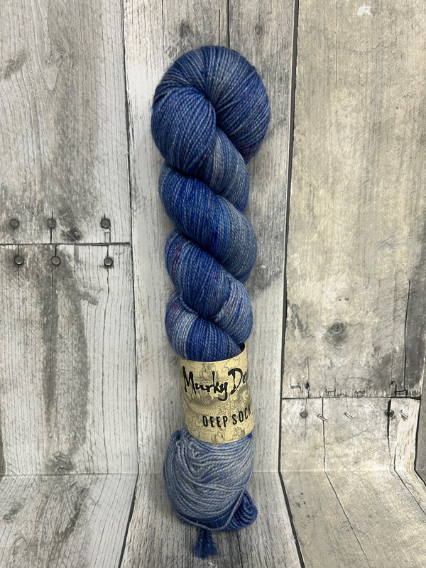 Good Vibes Yarn Tour Murky Depths Dyeworks Deep Sock Marianas Trench - Knot Another Hat