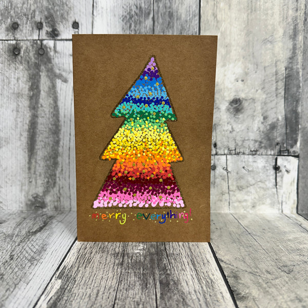 hand-painted holiday cards by jennifer heredia merry everything kraft - Knot Another Hat