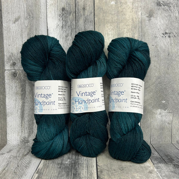 berroco vintage handpaint 5205 deep sea green - Knot Another Hat