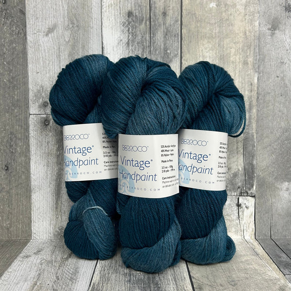 berroco vintage handpaint 5210 teal horizon - Knot Another Hat