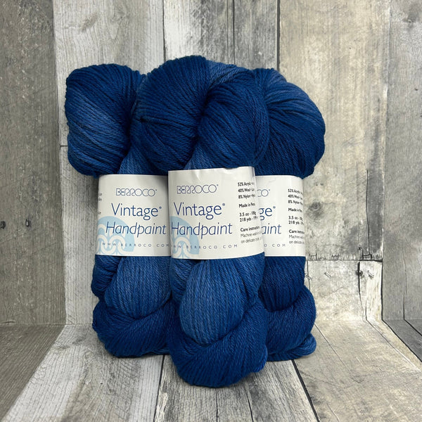 berroco vintage handpaint 5204 sapphire gleam - Knot Another Hat
