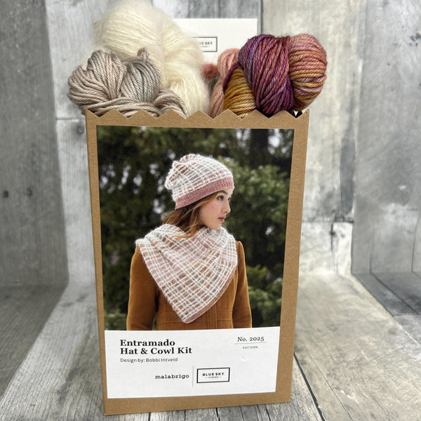 malabrigo+blue sky holiday kit 2025 - Knot Another Hat
