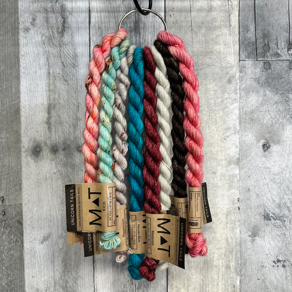 KAH 20th anniversary exclusive tosh unicorn tail bundles here's to 20 more - Knot Another Hat