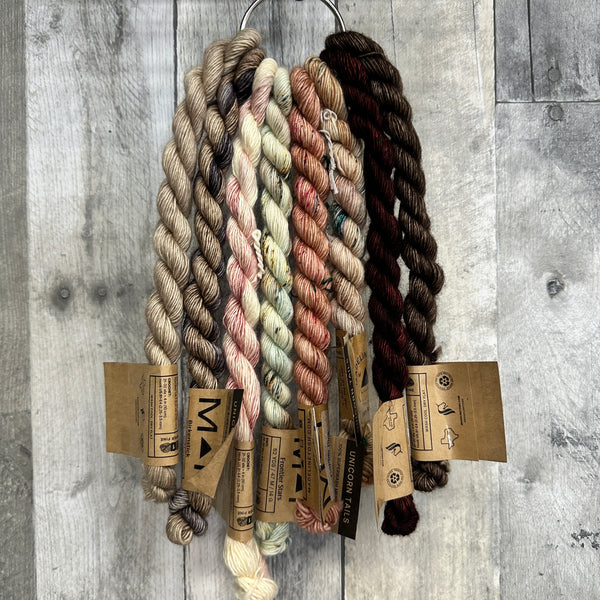 KAH 20th anniversary exclusive tosh unicorn tail bundles KAH forever - Knot Another Hat