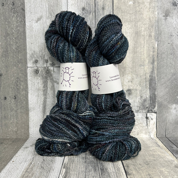 lavendersheep cozy cotton worsted galaxy - Knot Another Hat