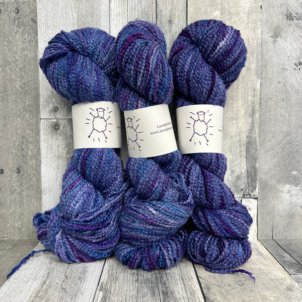 lavendersheep cozy cotton worsted blueberry pie - Knot Another Hat