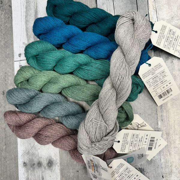 knot another hat panorama scarf grab-n-go bundles ocean - Knot Another Hat