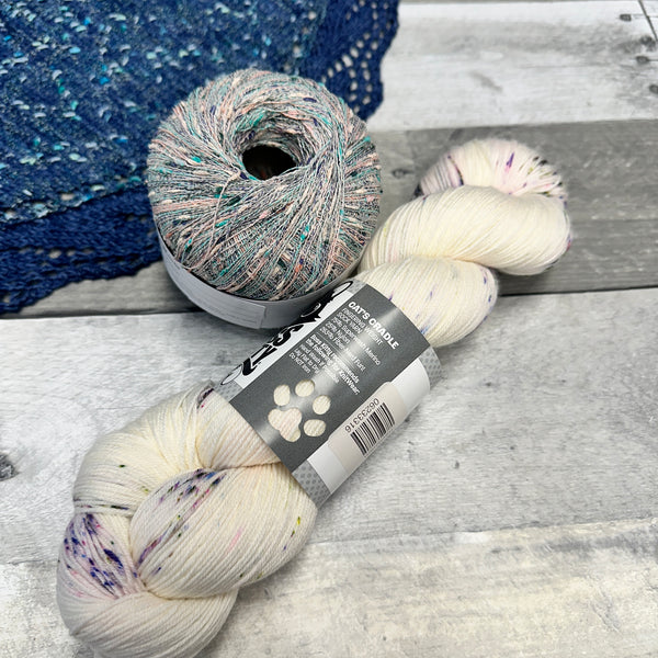 have a ball fall crawl wavelength shawl grab-n-go bundles boss kitty havisham and 007 - Knot Another Hat