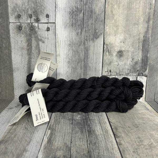 29 bridges bloom DK mini skeins steel - Knot Another Hat