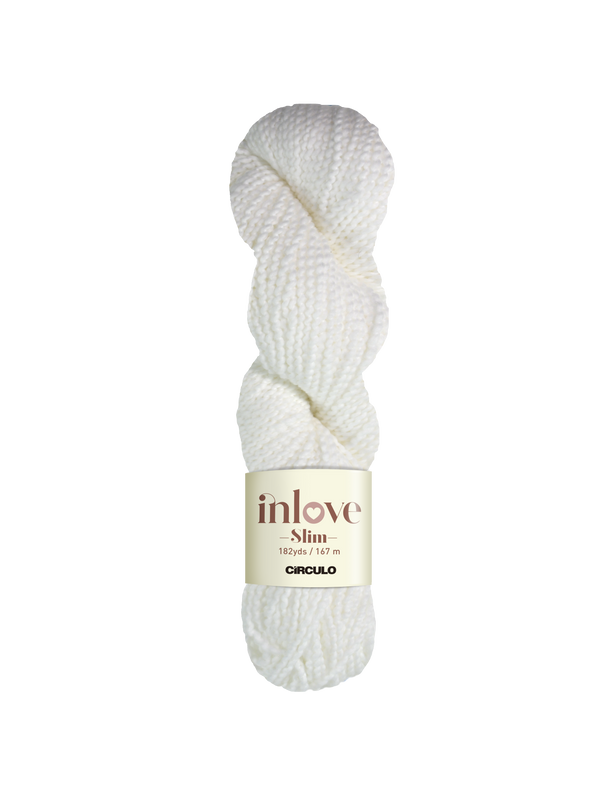 circulo inlove slim 8001 white - Knot Another Hat