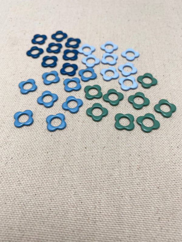 allstitch studio small flower stitch markers cool - Knot Another Hat