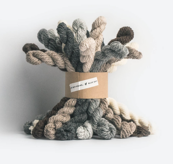 blue sky fibers woolstok mini bundles neutral - Knot Another Hat