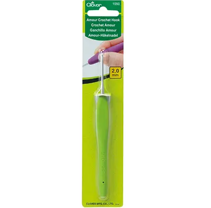 clover amour crochet hooks 2.0mm - Knot Another Hat