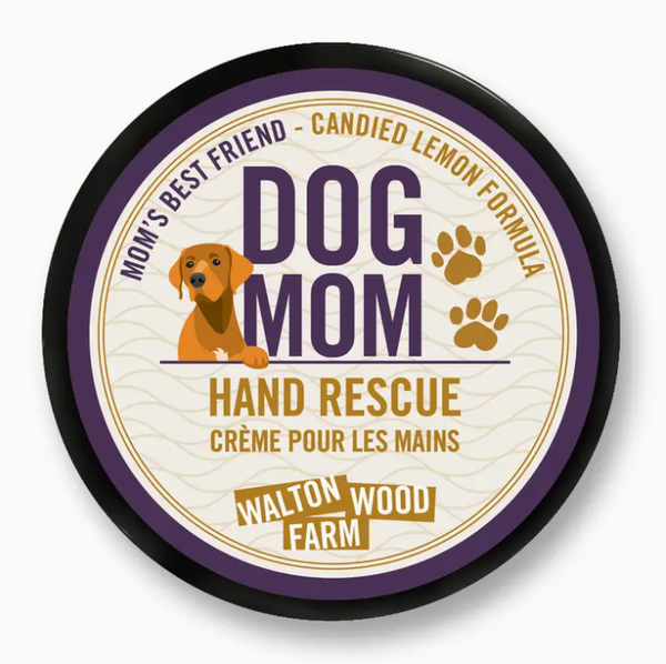 walton wood farm hand rescue dog mom (candied lemon) - Knot Another Hat