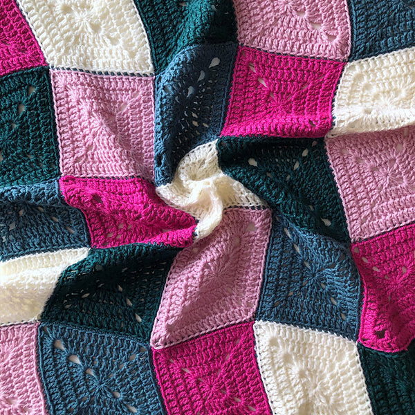 wonky blocks blanket (knit or crochet) - Knot Another Hat