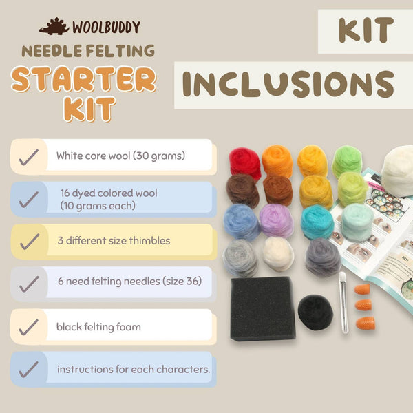 woolbuddy needle felting starter kit - Knot Another Hat